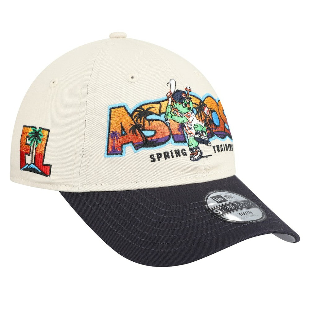 MLB Houston Astros New Era Youth 2026 Spring Training Fan Pack Batter 9TWENTY Adjustable Hat