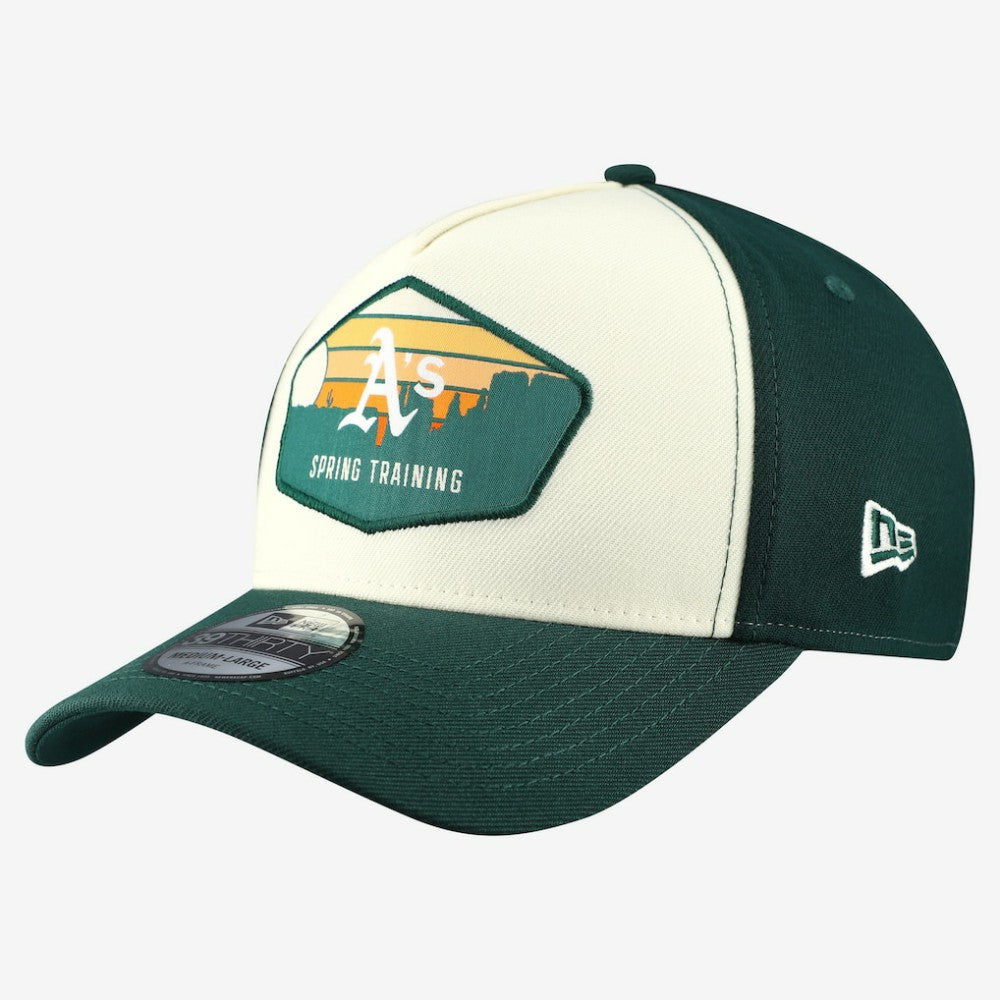 MLB Athletics New Era 2026 Spring Training Fan Pack Gradient 39THIRTY Flex Hat