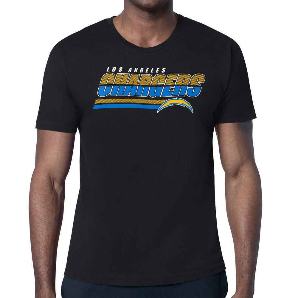Starter Logo Push Graphic T-Shirt - Los Angeles Chargers