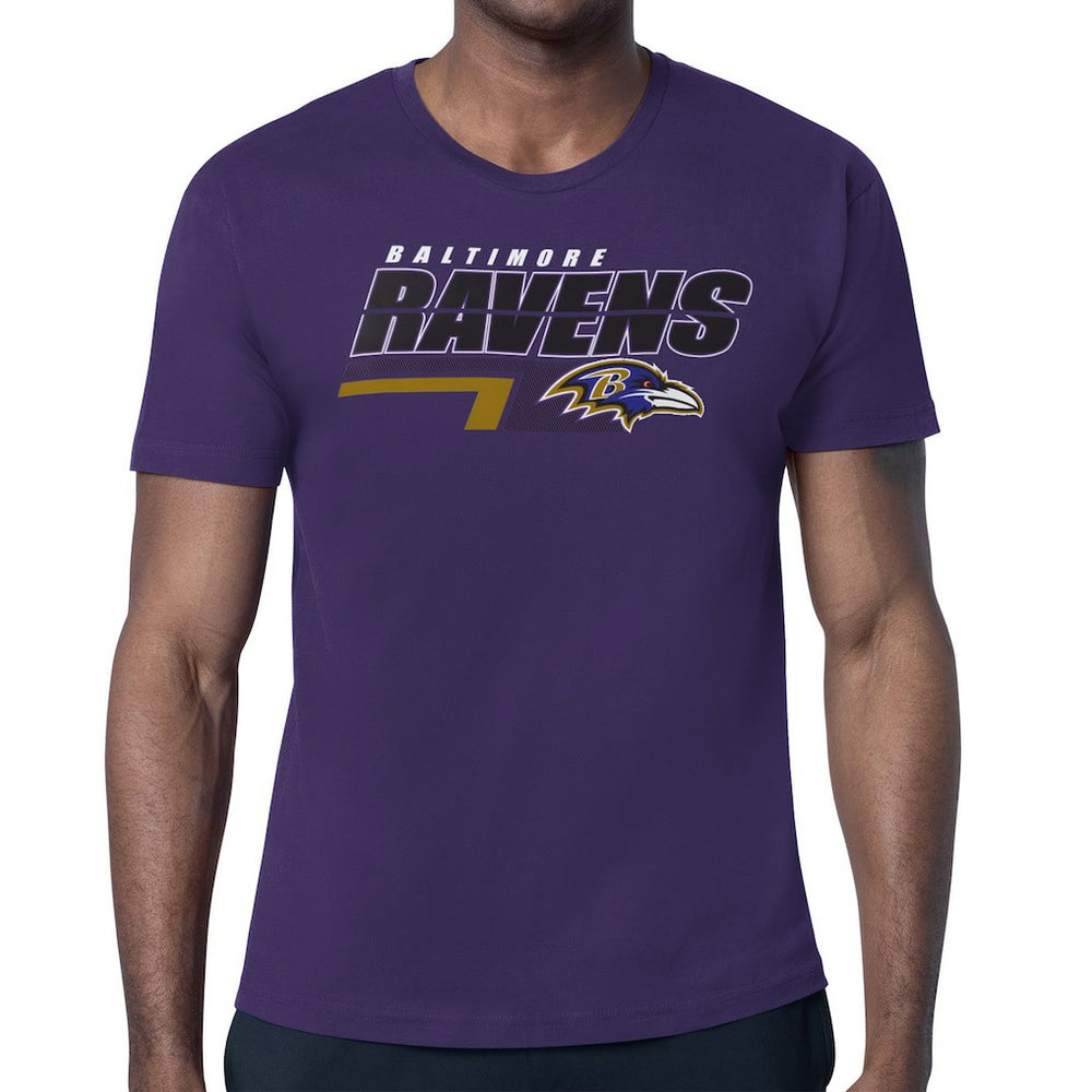 Starter Logo Push Graphic T-Shirt - Baltimore Ravens