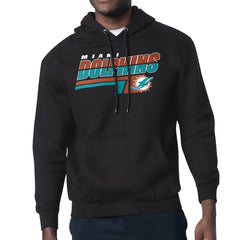 Starter Logo Push Graphic Hoodie - Miami Dolphins