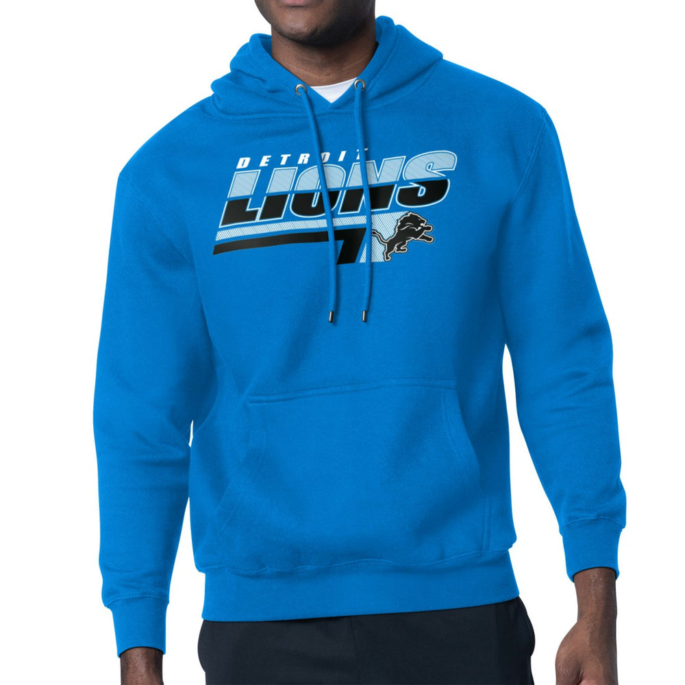 Starter Logo Push Graphic Hoodie - Detroit Lions