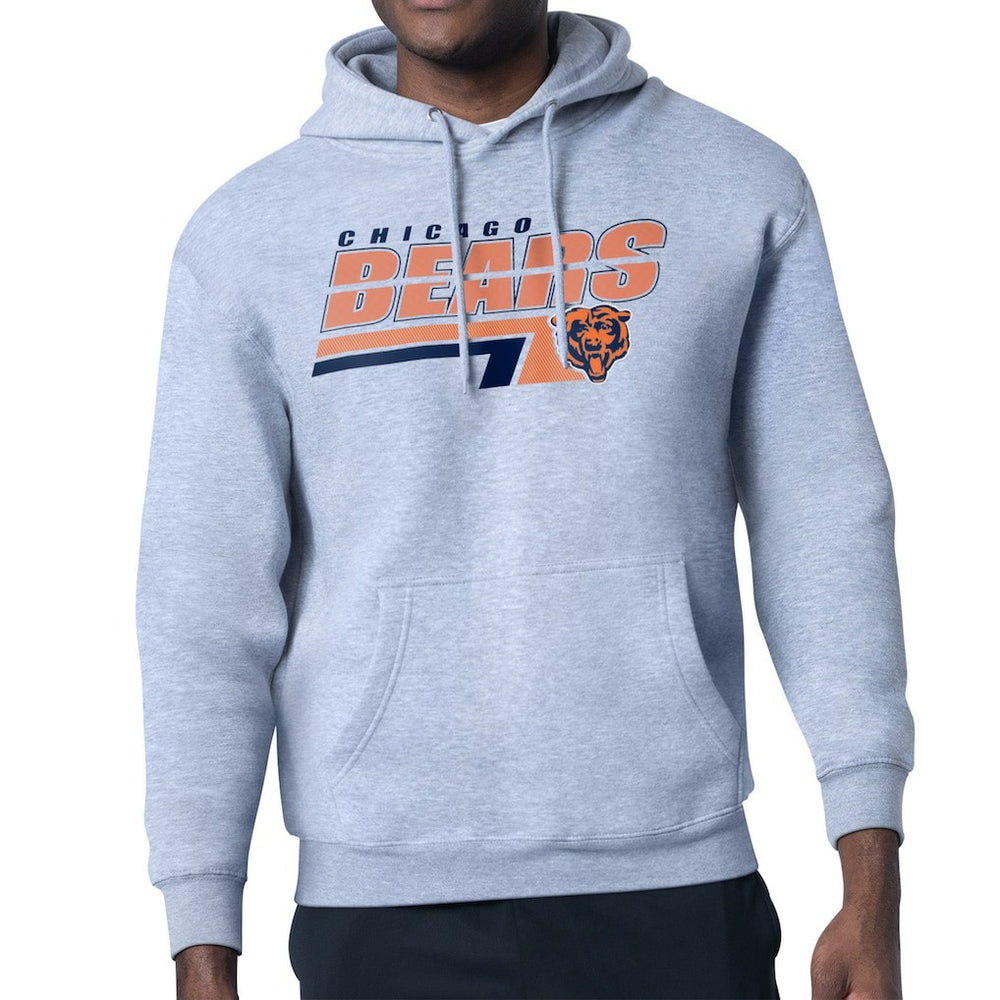 Starter Logo Push Graphic Hoodie - Chicago Bears