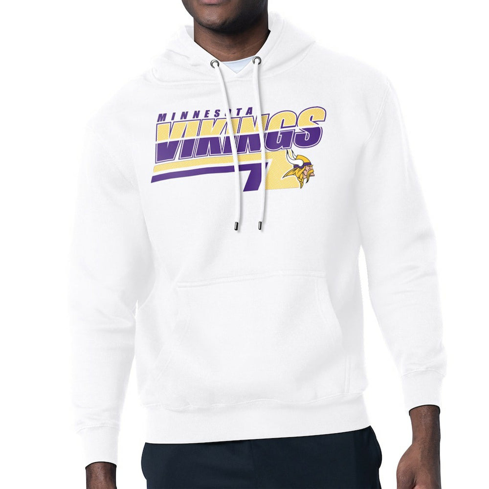 Starter Logo Push Graphic Hoodie - Minnesota Vikings