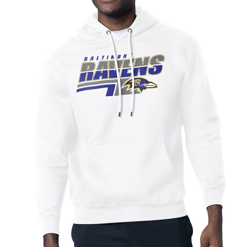 Starter Logo Push Graphic Hoodie - Baltimore Ravens