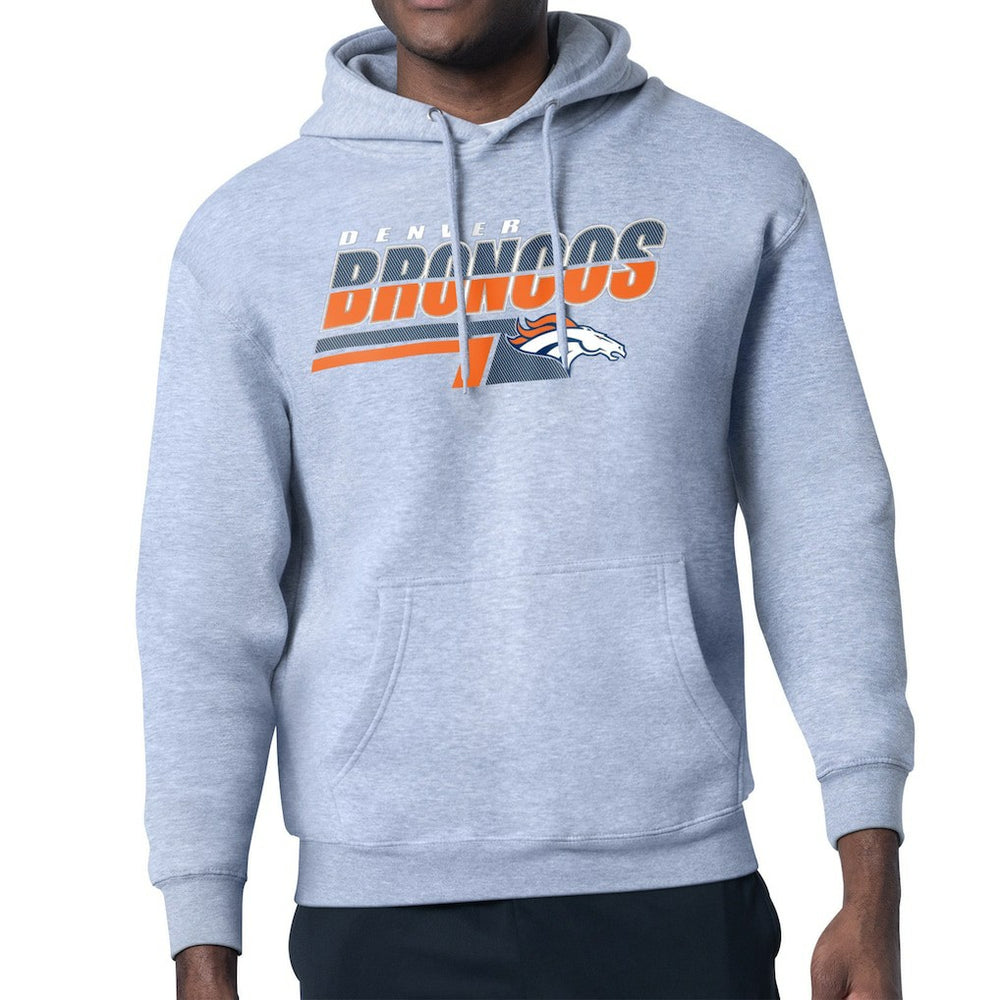Starter Logo Push Graphic Hoodie - Denver Broncos