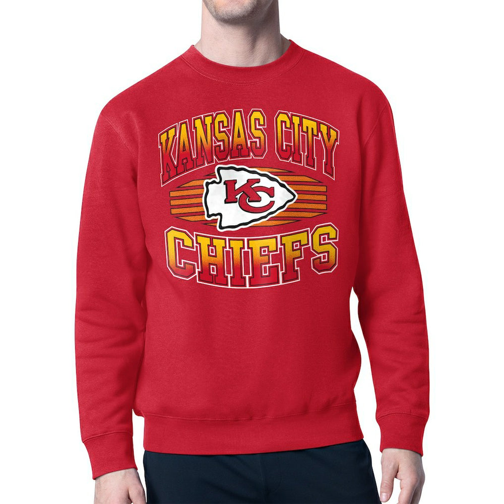 Starter Team Grit Graphic Fleece Pullover Sweatshirt - Kansas City Chiefs