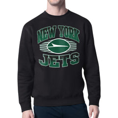 Starter Team Grit Graphic Fleece Pullover Sweatshirt - New York Jets
