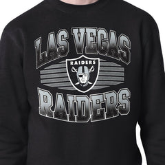Starter Team Grit Graphic Fleece Pullover Sweatshirt - Las Vegas Raiders