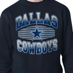 Starter Team Grit Graphic Fleece Pullover Sweatshirt - Dallas Cowboys