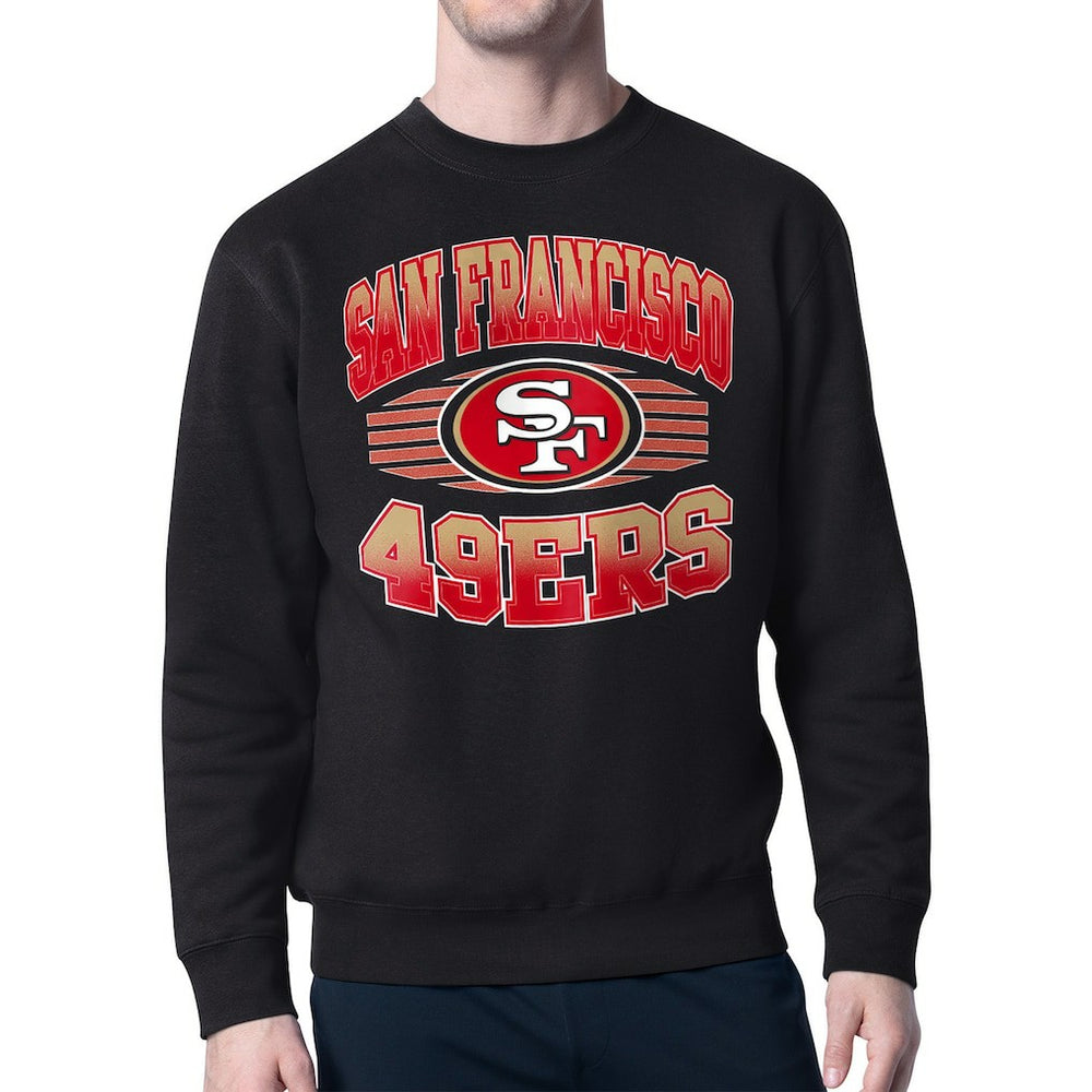 Starter Team Grit Graphic Fleece Pullover Sweatshirt - San Francisco 49ers