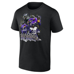 Derrick Henry Notorious Graphic T-Shirt - Baltimore Ravens