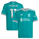 Mohamed Salah Liverpool Youth 2025/26 Third Replica Player Jersey - Adidas Green