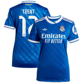 Trent Alexander-Arnold Real Madrid Women's 2025/26 Third Replica Player Jersey - Adidas Blue