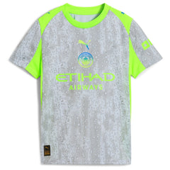 Manchester City Youth 2025/26 Third Replica Jersey - Puma Green/Neon Green