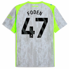 Manchester City 2025/26 Third Replica Jersey - Puma Green/Neon Green