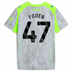 Manchester City Youth 2025/26 Third Replica Jersey - Puma Green/Neon Green