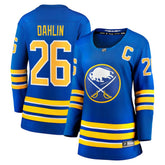 NHL Royal Rasmus Dahlin Buffalo Sabres Fanatics Women's Home Captain Patch Breakaway Jersey