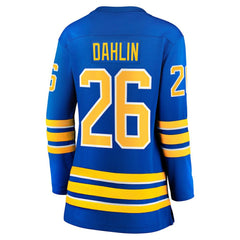 NHL Royal Rasmus Dahlin Buffalo Sabres Fanatics Women's Home Captain Patch Breakaway Jersey