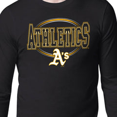 MLB Athletics Starter Team Track Graphic Long Sleeve T-Shirt