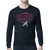 MLB Atlanta Braves Starter Team Track Graphic Long Sleeve T-Shirt