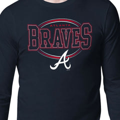 MLB Atlanta Braves Starter Team Track Graphic Long Sleeve T-Shirt