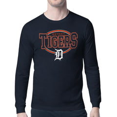 MLB Detroit Tigers Starter Team Track Graphic Long Sleeve T-Shirt