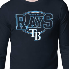 MLB Tampa Bay Rays Starter Team Track Graphic Long Sleeve T-Shirt