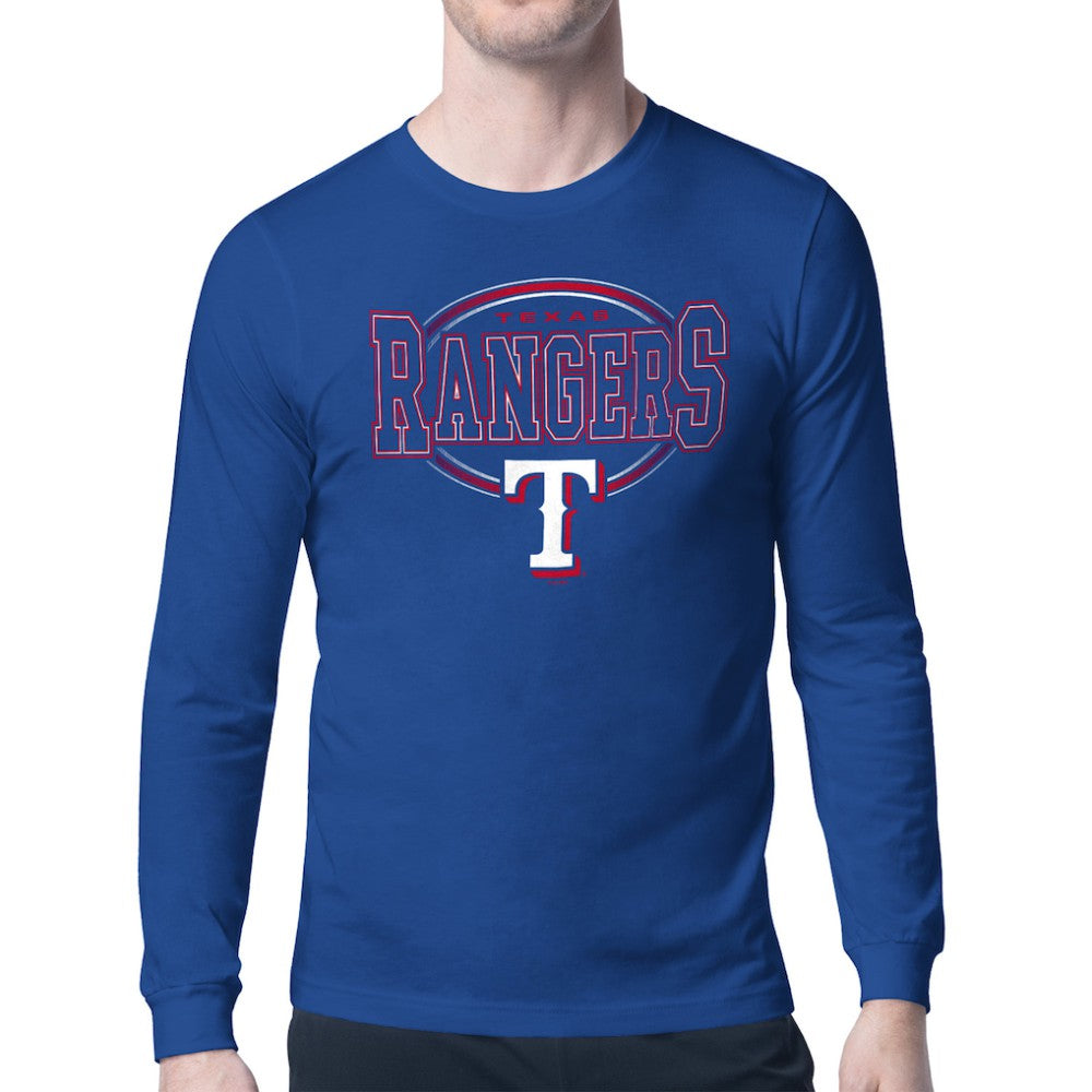 MLB Texas Rangers Starter Team Track Graphic Long Sleeve T-Shirt