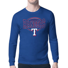 MLB Texas Rangers Starter Team Track Graphic Long Sleeve T-Shirt