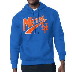 MLB New York Mets Starter Modern Tailsweep Fleece Tri-Blend Pullover Hoodie