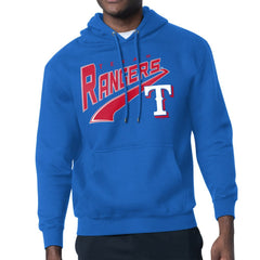 MLB Texas Rangers Starter Modern Tailsweep Fleece Tri-Blend Pullover Hoodie