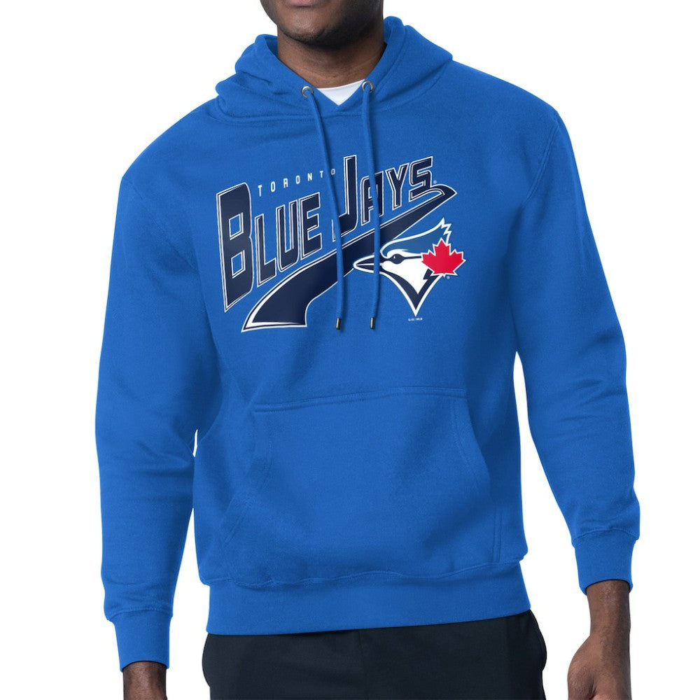 MLB Toronto Blue Jays Starter Modern Tailsweep Fleece Tri-Blend Pullover Hoodie