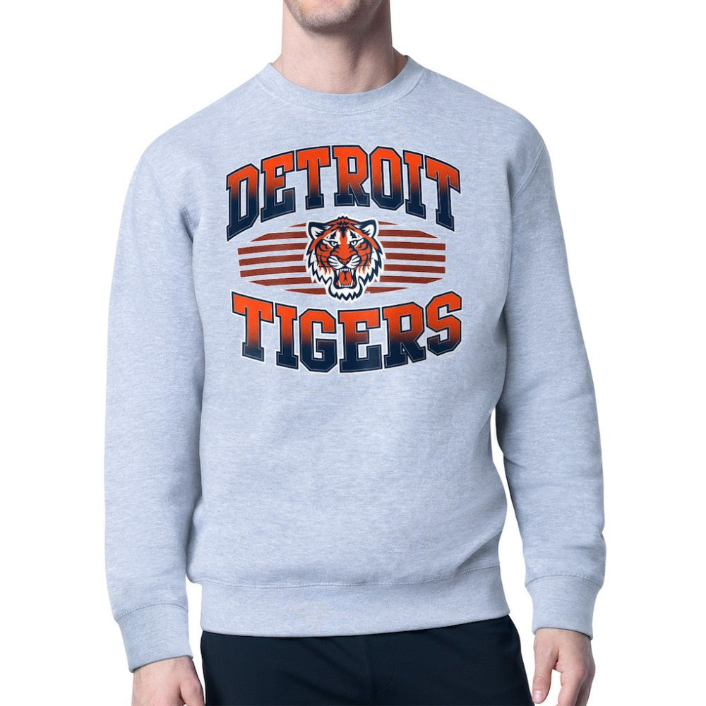 MLB Detroit Tigers Starter Team Grit Graphic Fleece Pullover Sweatshirt