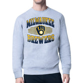 MLB Milwaukee Brewers Starter Team Grit Graphic Fleece Pullover Sweatshirt