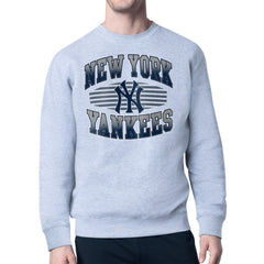 MLB New York Yankees Starter Team Grit Graphic Fleece Pullover Sweatshirt