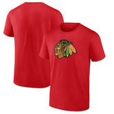 NHL Red Chicago Blackhawks Primary Logo T-Shirt