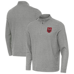Antigua 50th Season Subtle Quarter-Zip Sweatshirt - Tampa Bay Buccaneers