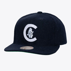 MLB Chicago Cubs Unisex Vintage Fit Melton Wool Adjustable Hat