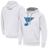 NHL White St. Louis Blues Antigua Victory Pullover Hoodie