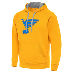 NHL Gold St. Louis Blues Antigua Victory Pullover Hoodie