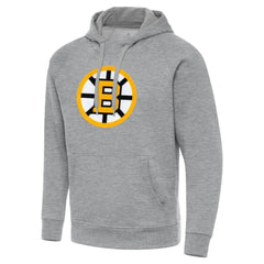 NHL Heather Gray Boston Bruins Antigua Victory Pullover Hoodie