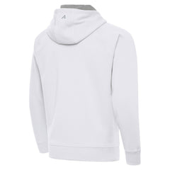 NHL White Boston Bruins Antigua Victory Full-Zip Hoodie