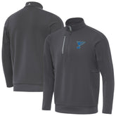 NHL Pewter St. Louis Blues Antigua Generation Quarter-Zip Pullover Top