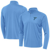 NHL Blue St. Louis Blues Antigua Tribute Lightweight Quarter-Zip Pullover