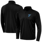 NHL Black St. Louis Blues Antigua Tribute Lightweight Quarter-Zip Pullover