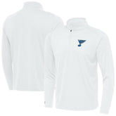 NHL White St. Louis Blues Antigua Tribute Lightweight Quarter-Zip Pullover