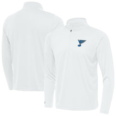 NHL White St. Louis Blues Antigua Tribute Lightweight Quarter-Zip Pullover