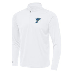 NHL White St. Louis Blues Antigua Tribute Lightweight Quarter-Zip Pullover