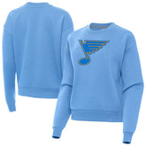 NHL Blue St. Louis Blues Antigua Women's Victory Pullover Sweatshirt